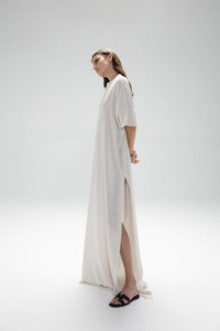 Nico Kaftan Dress - Ivory