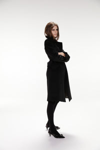 Cecile Luxe Coat Noir
